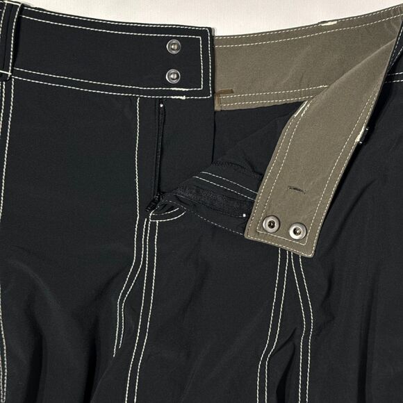 Athleta Black Athletic Tennis Golf Stretchy Mini Skort Skirt Pockets Women's 8 - Picture 5 of 10